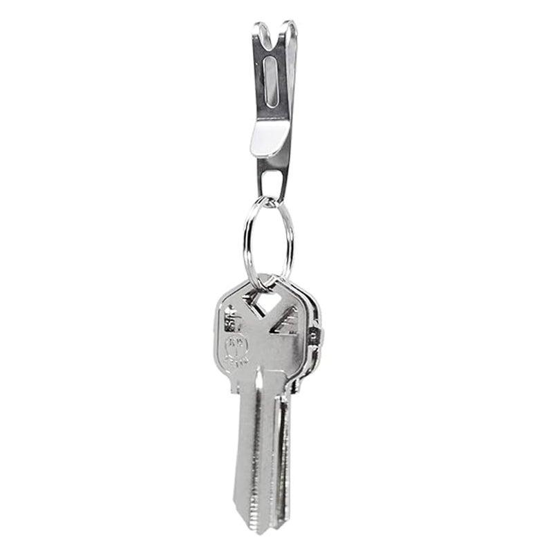 key smart KeySmart Nano Key Ring Clip - Stop Losing Your Keys - Organize and Eliminate Clutter, Clip To Your Pocket or Bag - Image 1