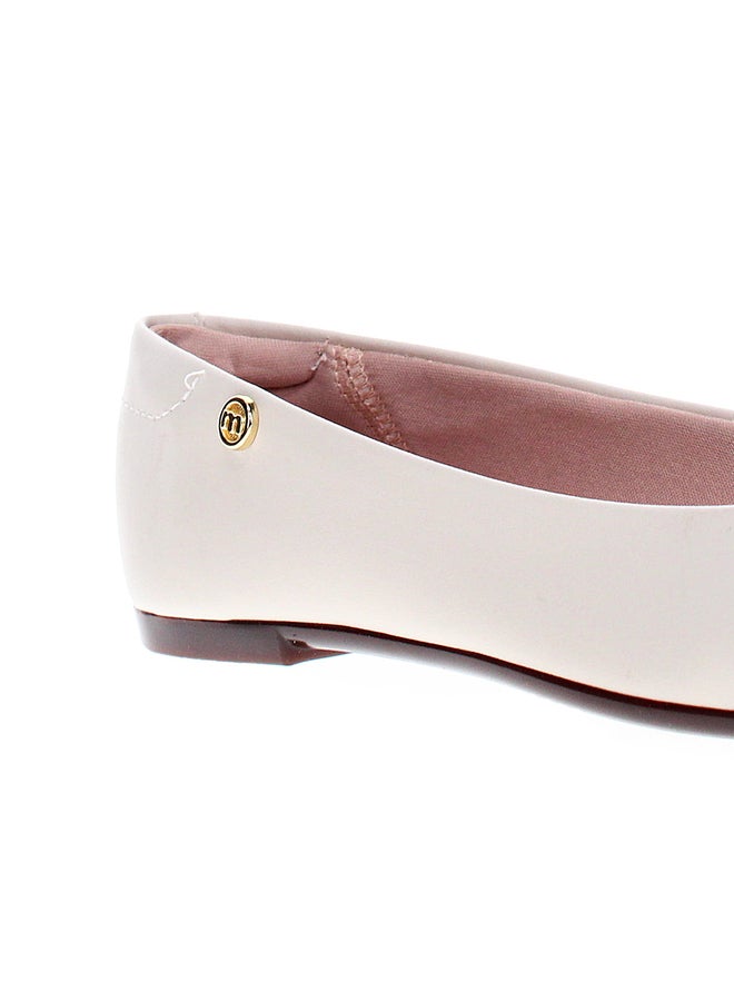 MOLECA Solid Slip-On Ballerinas with Bow Detail - Image 5