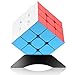 nabreeli 3x3 Speed Cube Stickerless with Stand Tutorial ProblemSolving Brain Teaser Easy Turning Sensory Puzzle Toy Easter Gift Basket Stuffers for Boys 612 STEM Educational - Image 3