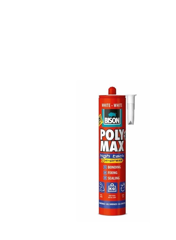 Bison Adhesive Polymax High Tack Express White 425g