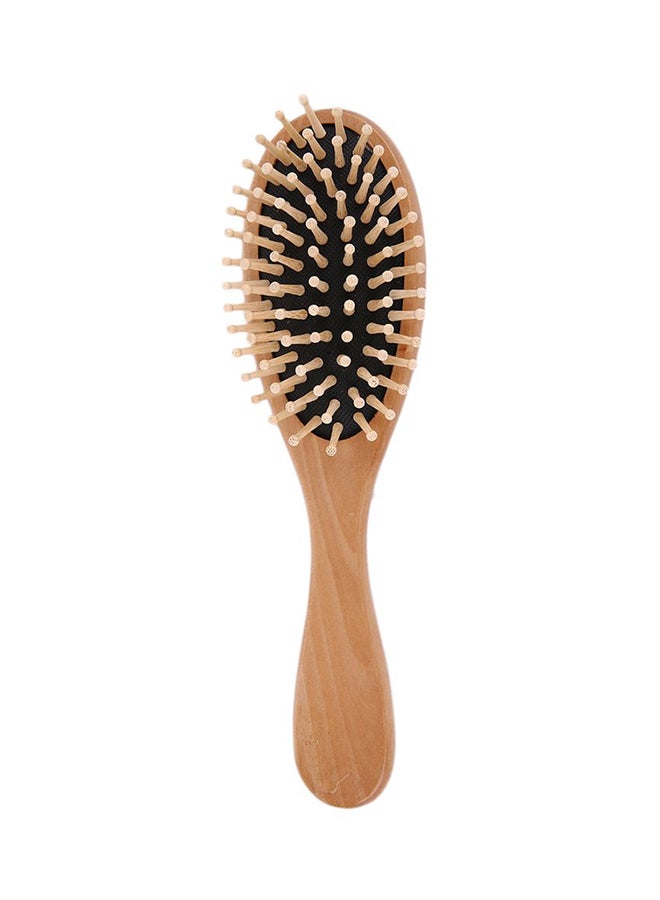 Generic Wooden Bamboo Needle Air Bag Massager Brush Beige/Black - Image 2