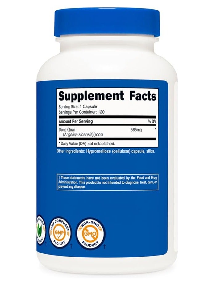 دونج كواي 565 مجم، 120 كبسولة نباتية - Image 3