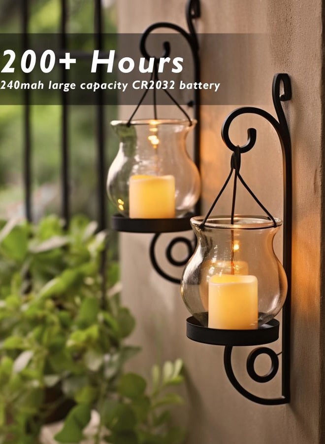 Homemory Flickering Flameless LED Tealight Candles, 12PCS Battery Operated, Realistic Electric for Easter, Wedding, Table - Image 3
