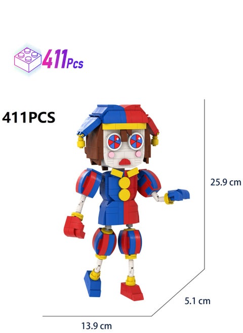 411 Pcs The Amazing Digital Circus Toy Building Block Pamni