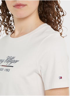 TOMMY HILFIGER Crew Neck Logo T-Shirt  - Image 3
