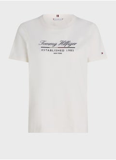 TOMMY HILFIGER Crew Neck Logo T-Shirt  - Image 4