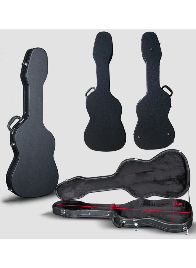 Generic Electric Guitar Hard Case Hard-Shell for ST Style Electric Guitar Hard Shell Lockable with Lock Latch Padding For Right Hand Anti-shock Waterproof Travel Guitar Bag for Air Consignment - Image 2