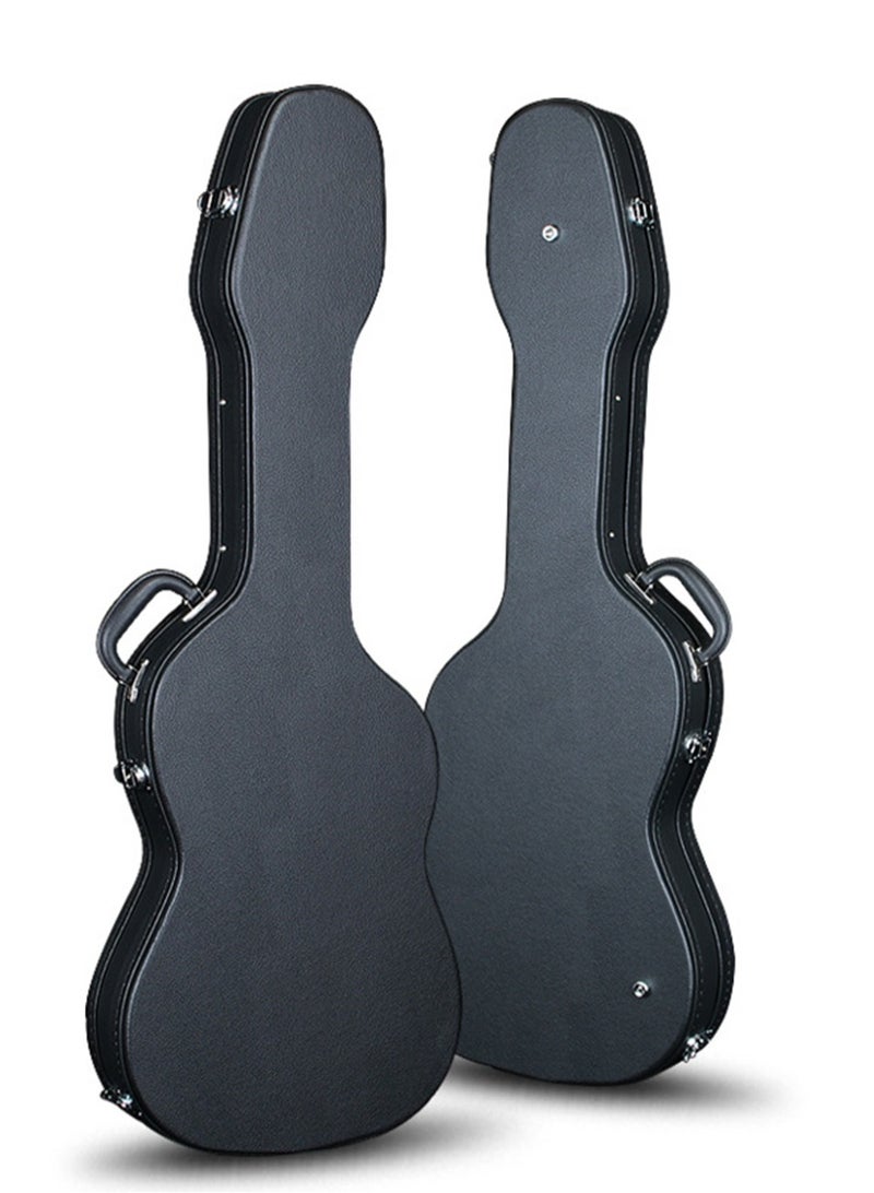 Generic Electric Guitar Hard Case Hard-Shell for ST Style Electric Guitar Hard Shell Lockable with Lock Latch Padding For Right Hand Anti-shock Waterproof Travel Guitar Bag for Air Consignment - Image 1