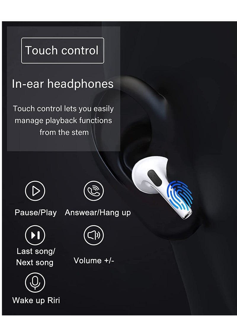 ELTRAZONE Wireless Earbuds Bluetooth Earbuds 5.2 Headphones,Noise Cancellation Headsets,30H Playtime Pop-ups Auto Pairing in-Ear Hi-Fi Stereo Sound Mic IPX7 Waterproof Headset for iPhone/Samsung/iOS/Android  - Image 5