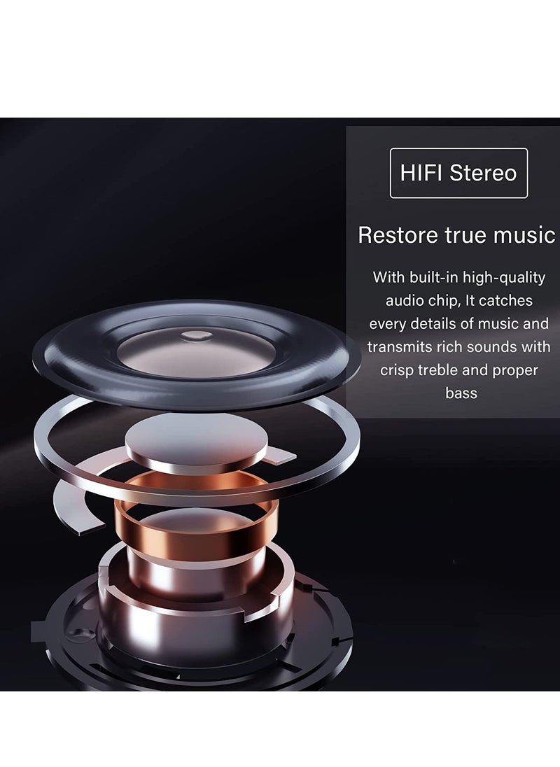 ELTRAZONE Wireless Earbuds Bluetooth Earbuds 5.2 Headphones,Noise Cancellation Headsets,30H Playtime Pop-ups Auto Pairing in-Ear Hi-Fi Stereo Sound Mic IPX7 Waterproof Headset for iPhone/Samsung/iOS/Android  - Image 4