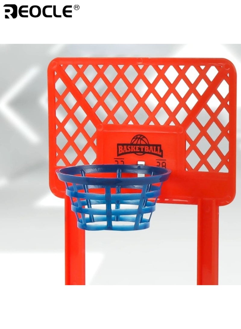 ريوكل لعبة رمي كرة سلة صغيرة للأطفال سلة كرة سلة تفاعلية ماكينة رمي أصابع لعبة تعليمية تصميم مرح سهلة التركيب هدية مثالية لأعياد الميلاد ويوم الطفل - Image 4