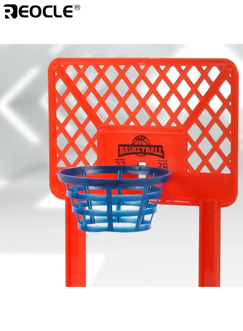 REOCLE Kid's Mini Basketball Shooting Game Interactive Basketball Hoop Finger Shooting Machine Educational Toy Playful Design Easy to Assemble ldeal Gift for Birthdays Children's Day - Image 5