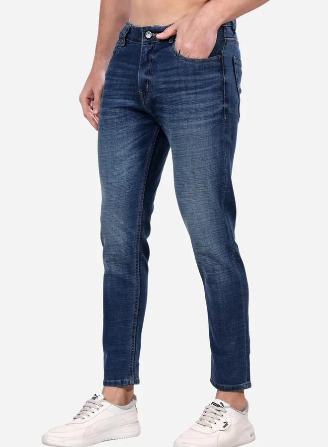 ستايلوكس Stylox Mid Rise Whiskered Faded Slim Fit  Jeans