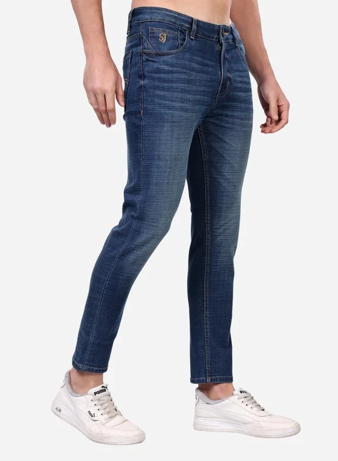 ستايلوكس Stylox Mid Rise Whiskered Faded Slim Fit  Jeans