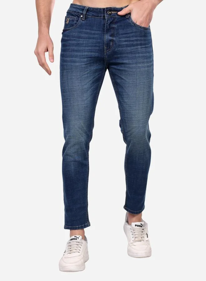 ستايلوكس Stylox Mid Rise Whiskered Faded Slim Fit  Jeans
