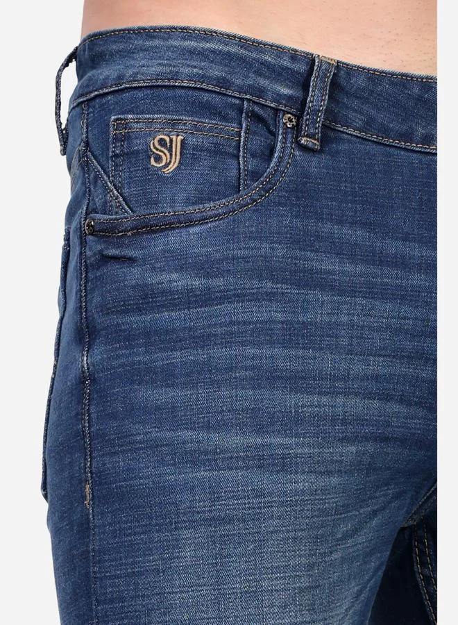 ستايلوكس Stylox Mid Rise Whiskered Faded Slim Fit  Jeans
