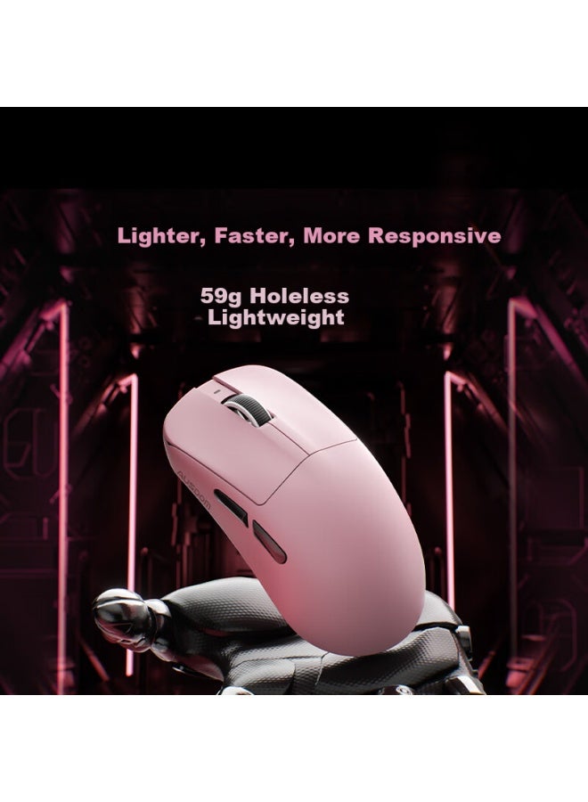 Ausdom G03pro Master Edition Wireless Mouse Lightweight Large Hand Specialized Gaming Mouse Original 3950 Engine Star Flash Native 8k+8k Return Rate Ginger Powder - Image 2