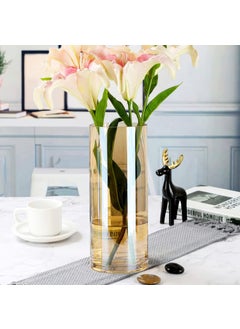 CREEPER Creeper Glass Cylinder Vases 85 Inch Tall Multiuse Pillar Candle Floating Candles Holders or Flower Vase Perfect as a Wedding Centerpieces Pack of 1  - Image 1