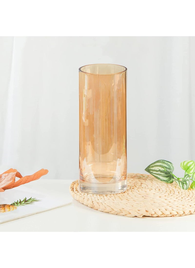 CREEPER Creeper Glass Cylinder Vases 85 Inch Tall Multiuse Pillar Candle Floating Candles Holders or Flower Vase Perfect as a Wedding Centerpieces Pack of 1  - Image 5