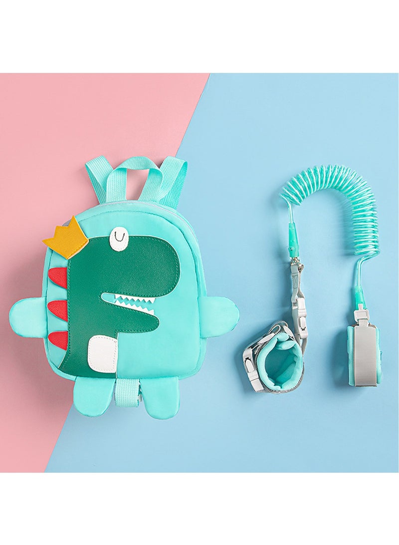 3 in 1 Toddler Harness Leash-Baby Walking Safty Harness + 8.2ft Anti Lost Wrist Link + Cute Dinosaur Backpack,Kids Walking Tether with Key Lock for Boy‘s Outdoor Activity Travel - Image 1