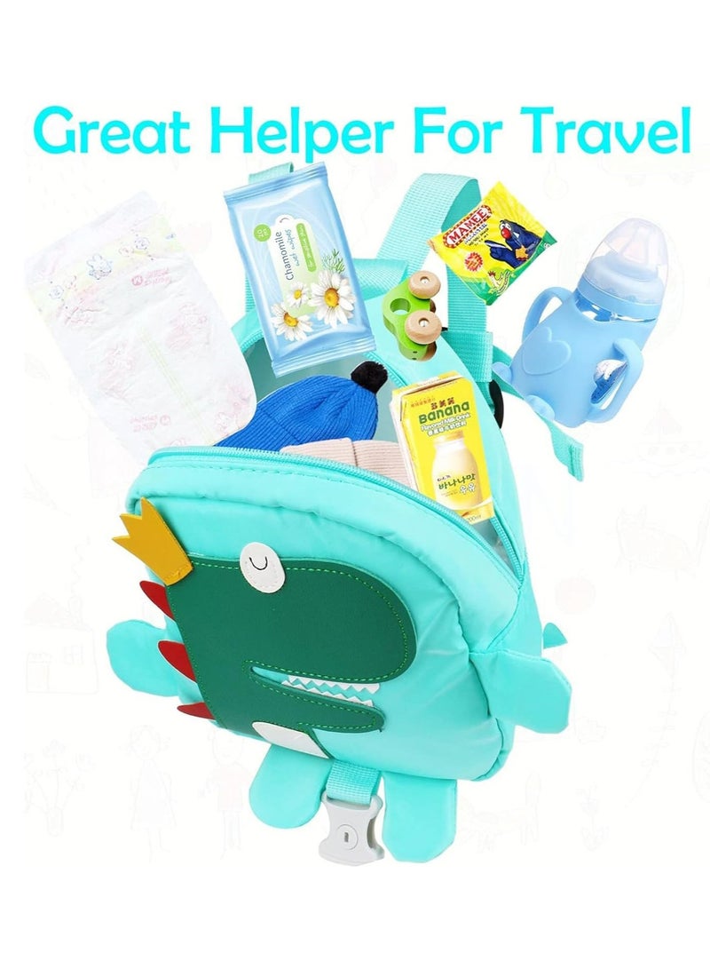 3 in 1 Toddler Harness Leash-Baby Walking Safty Harness + 8.2ft Anti Lost Wrist Link + Cute Dinosaur Backpack,Kids Walking Tether with Key Lock for Boy‘s Outdoor Activity Travel - Image 2