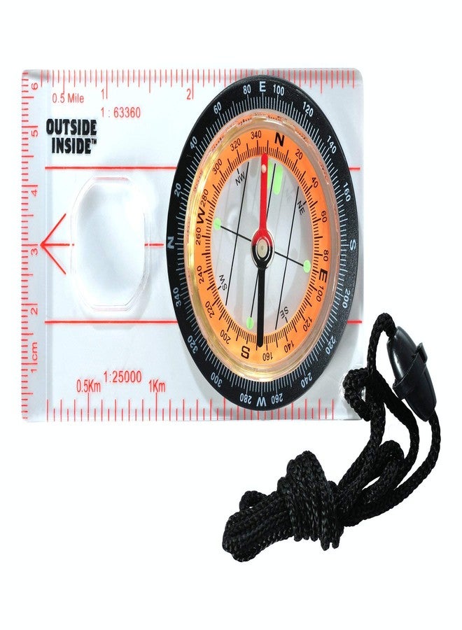 Outside Inside Explorer's Essentials Kit for Outdoor Adventures, Includes Binoculars, Compass, Flashlight and Whistle, Protective Carrying Pouch - Image 5