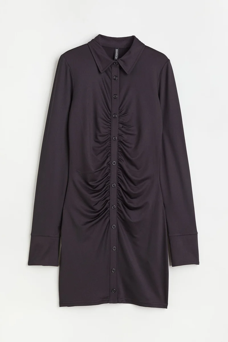H&M Draped shirt dress
