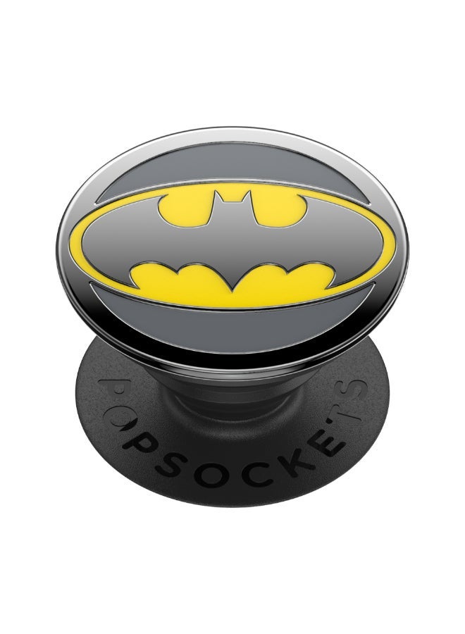 POPSOCKETS قبضة بوب مرخصة | قبضة هاتف جل وحامل، قابلة للإزالة وإعادة الاستخدام والغسل، تعمل مع غلاف بلاستيكي صلب ناعم، سهلة الإزالة للشحن اللاسلكي - دي سي كوميكس باتمان - Image 1