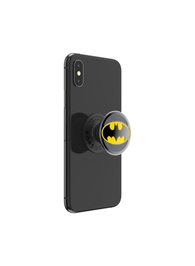 POPSOCKETS قبضة بوب مرخصة | قبضة هاتف جل وحامل، قابلة للإزالة وإعادة الاستخدام والغسل، تعمل مع غلاف بلاستيكي صلب ناعم، سهلة الإزالة للشحن اللاسلكي - دي سي كوميكس باتمان - Image 4