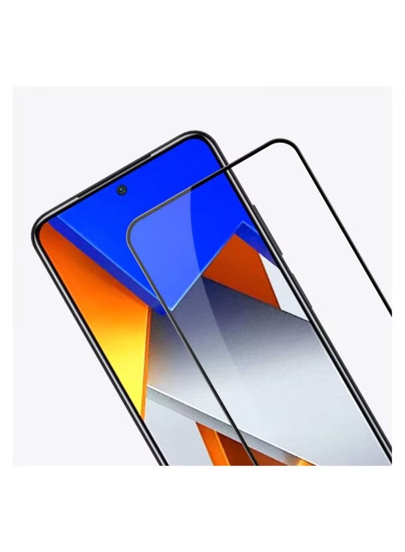 IAF 3D Screen Protector 9H Hardness Anti-Scratch Tempered Glass Screen Protector For Xiaomi Poco M4 Pro 4G Black  - Image 2