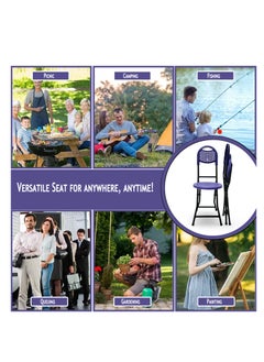 Portable folding chair – Purple color - pzsku/Z40A9EC6E9ED347630294Z/45/_/1720358724/cbbd5205-db46-4fcc-b1b3-f35b8f3ab361