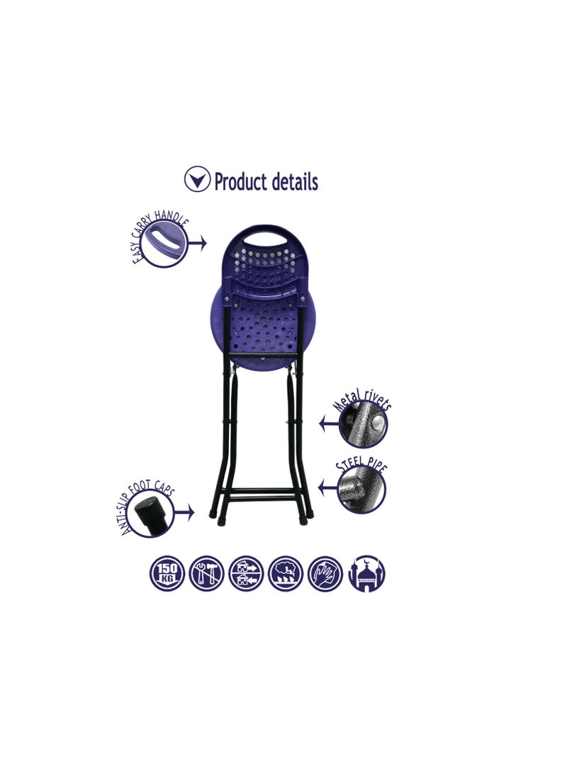 SunBoat Commerce Portable folding chair – Purple color - Image 4