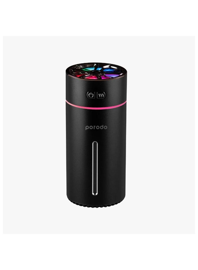 Porodo Lifestyle Portable Air Diffuser with Essential Oils, LED Light & 300ML Tank - Image 1