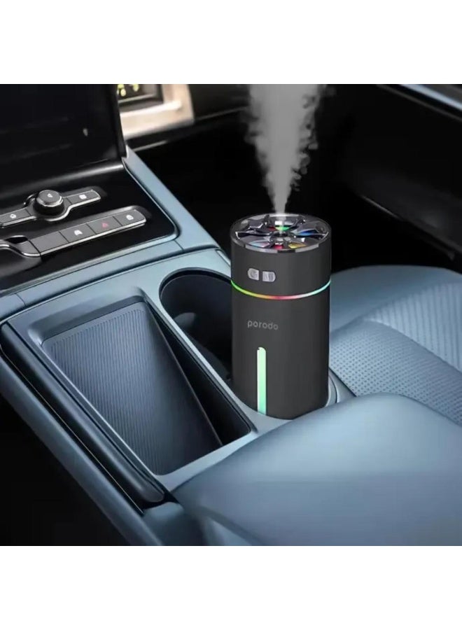 Porodo Lifestyle Portable Air Diffuser with Essential Oils, LED Light & 300ML Tank - Image 4