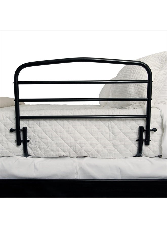 Stander 30" Safety Bed Rail, Folding Bedside Safety Guard Rail for Adults, Seniors, and Elderly, Under Mattress Bed Safety Handle for Home, Fits Most King, Queen, Full, and Twin Beds, Standing Assist - Image 1