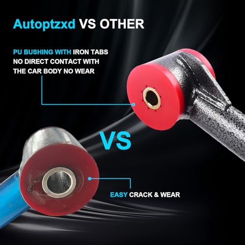 Autoptzxd Front Upper Control Arms with Ball Joint for 2019 2020 2021 2022 2023 Ford Ranger, 2-4" Lift Suspension Kit Adjustable Tubular Control Arms 2pcs - Image 4