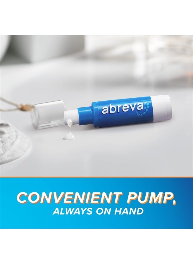 abreva 10 Percent Docosanol Cold Sore Treatment, Treats Your Fever Blister in 2.5 Days - 0.07 oz Pump - Image 5