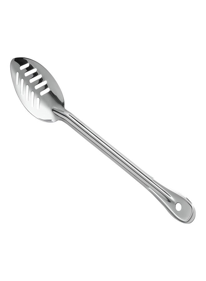 OCSParts OCS Parts 2-Pack Solid and Slotted Basting Spoons | Stainless Steel Stirring and Basting Spoons for Home and Commercial Kitchens | Dishwasher Safe (15-Inch) - Image 5