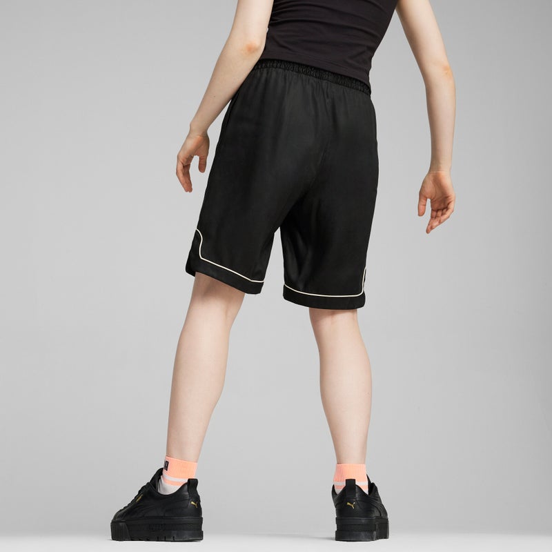 PUMA INFUSE Womens Black Woven Shorts - Image 5