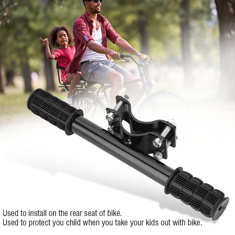 Bike Bicycle Rear Seat Child Armrest Cycling Accessory Part - Image 2