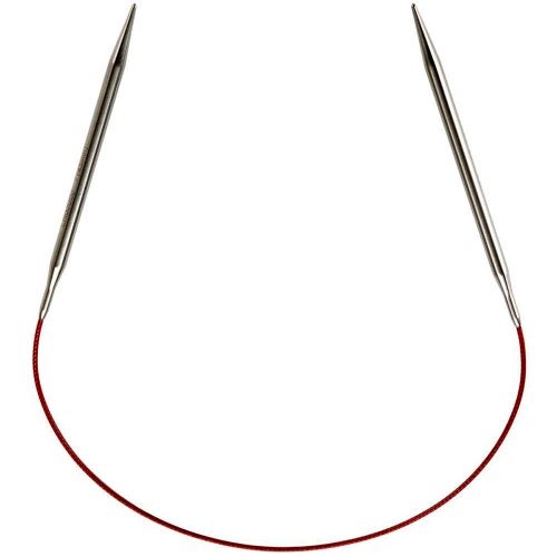 ChiaoGoo Red Lace Circular 16-inch (40cm) Stainless Steel Knitting Needle; Size US 9 (5.5mm) 7016-9 - Image 5