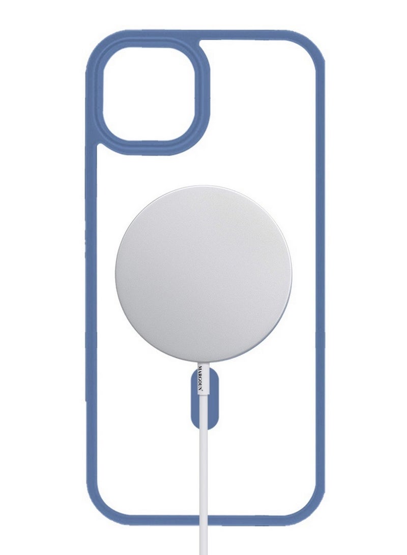 CATANES Magnetic Slim Protective Case for iPhone 15 Plus - with Wireless Charging Support - Light Blue - Image 5