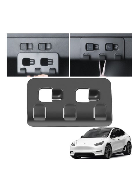 خطاف منظم صندوق السيارة مناسب لطراز Tesla Y، مناسب لملحقات طراز Tesla Y 2021-2023، خطاف منظم بقالة السيارة، خطاف حقيبة البقالة، حامل ملحقات Tesla Y موديل Y 2023