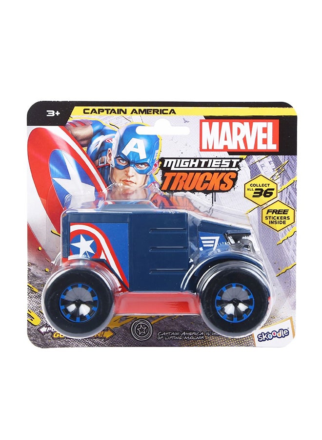 MARVEL شاحنة كابتن أمريكا سكوودل القوية القابلة للسحب - Image 1