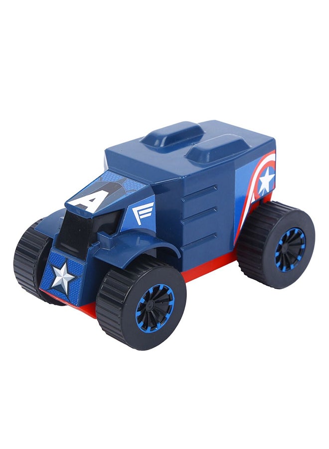 MARVEL شاحنة كابتن أمريكا سكوودل القوية القابلة للسحب - Image 4