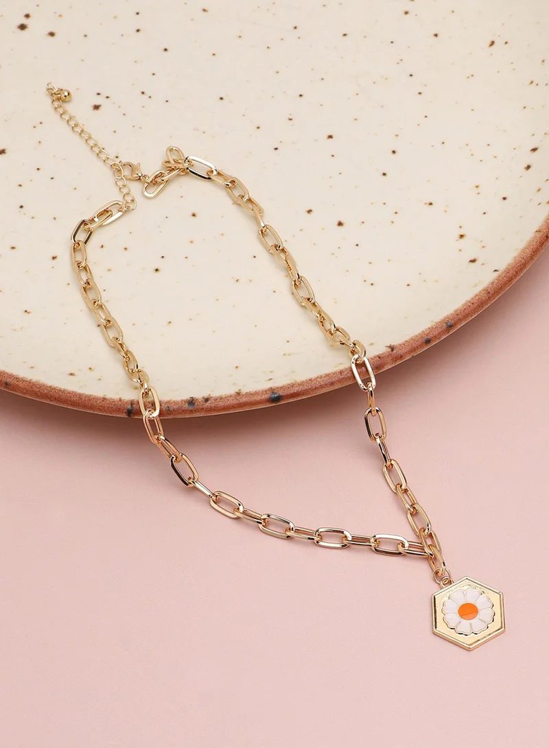 SOHI Casual Artificial Pendant Necklace Jewellery