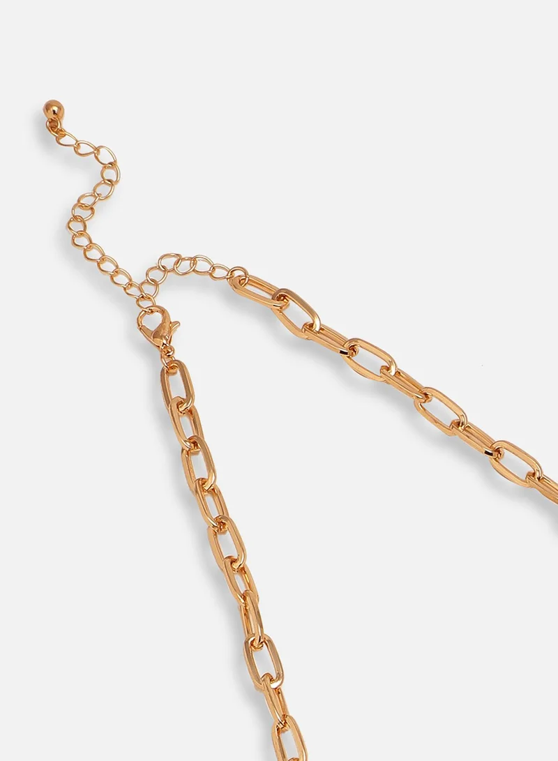 SOHI Casual Artificial Pendant Necklace Jewellery
