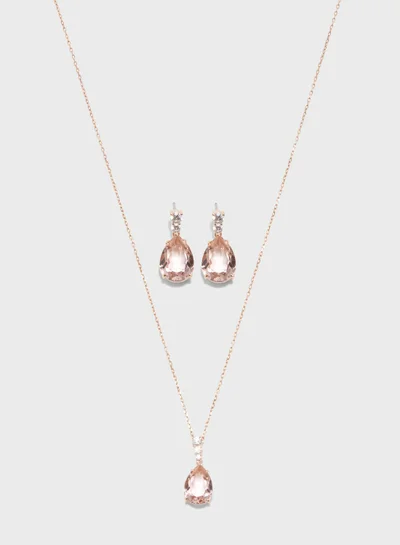 SWAROVSKI Vintage Necklace + Earrings Set