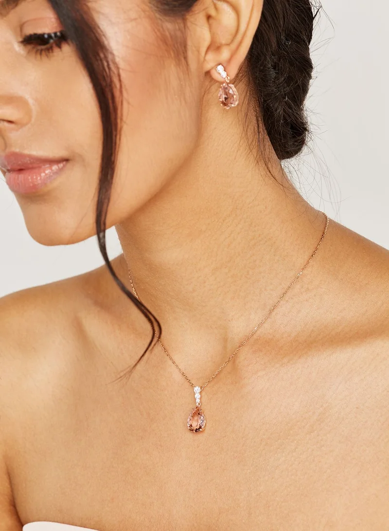 SWAROVSKI Vintage Necklace + Earrings Set