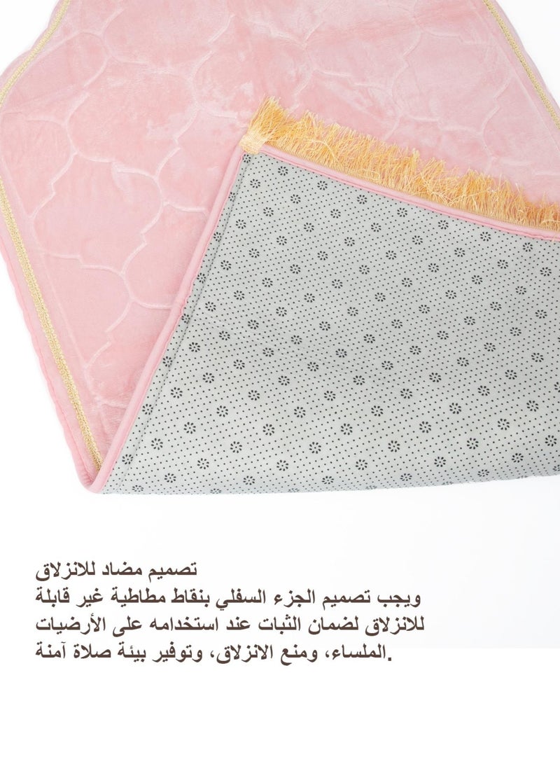 Sharpdo Muslim Prayer Mat Set Prayer Rug High Quality Carpet With Beautifull gift box Best Choose For Ramadan Eid And Muslim Travel Gift For Kids Men Women - Image 5